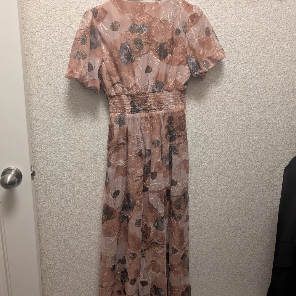 Baltic Born Blush Floral V-Neck Maxi Dress - Picture 2 of 2